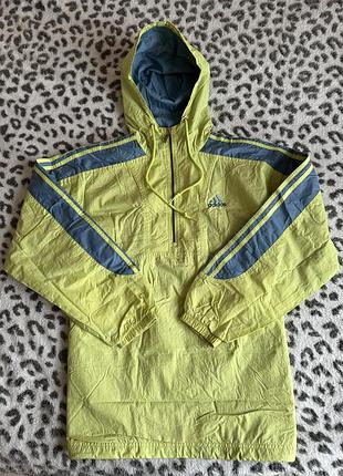 Чоловіча вітровка анорак adidas vintage , оверсайз , вінтажний , стан нового , нейлон