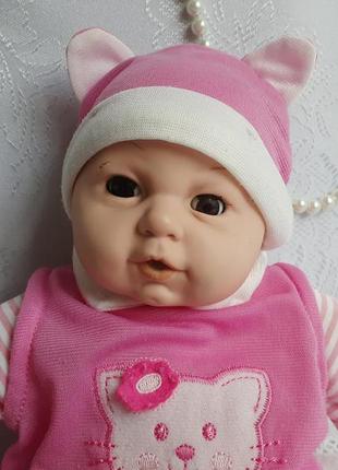 Кукла малыш пупс винтаж мягконабивной карапуз в одежде куколка2 фото
