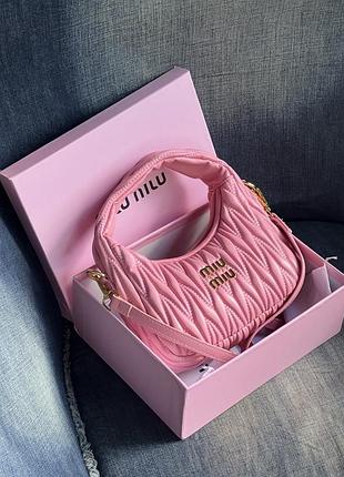 Сумка miu miu wonder matelasse leather hobo