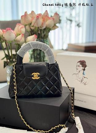 Чорна сумка в стилі chanel🖤