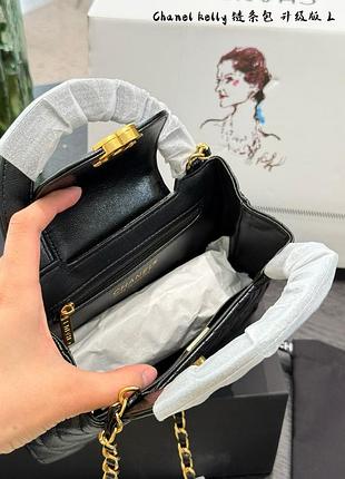 Чорна сумка в стилі chanel🖤 7