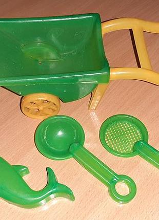 Тачка с набором   - сито , пасочка, лопаточка