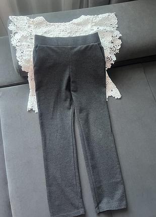 Брюки штани в школу 8-9р george сірі