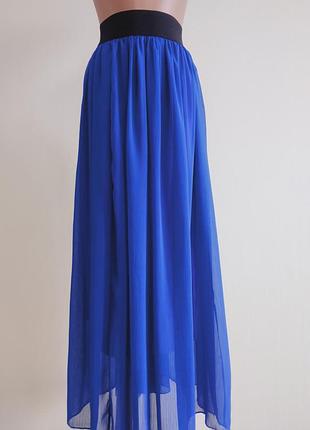 Шифон спідниця довга