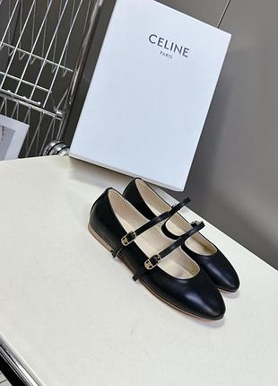 Чорні балетки celine