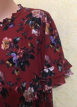 Натуральна блуза великого розміру (віскоза)