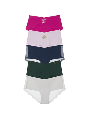 Набор трусиков victoria’s secret 5-pack no-show cheeky panties