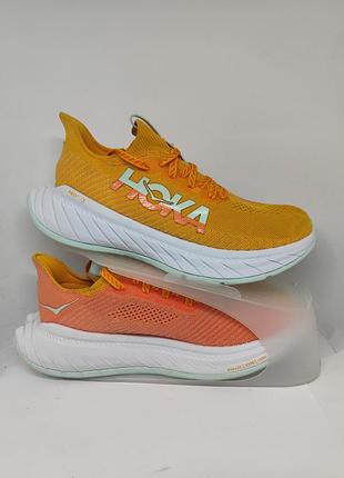 Кросівки HOKA ONE ONE Mach 4 Men's Running Shoes Hot Coral Saffron karbon x 3(1123193rycm) оригінал, нові