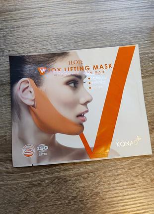 Тканевая маска для подбородка и шеи konad iloje v-tox lifting mask NikeCourt для укрепления и тонизирования кожи