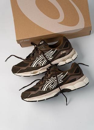 Кросівки унісекс asics gel-nyc brown