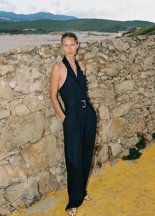 Комбінезон жіночий чорний брючний zara new