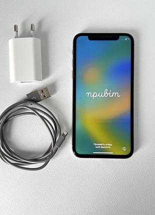 Iphone x silver 256 gb 100% ємність акумулятора