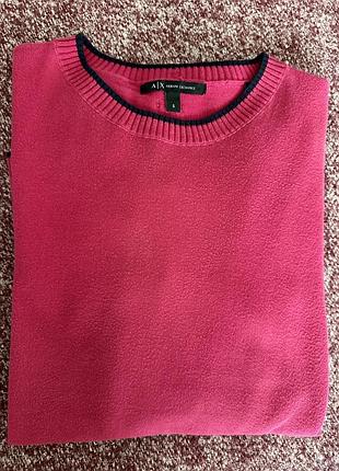 Светр жіночий armani exchange, колір - фуксія, розмір с