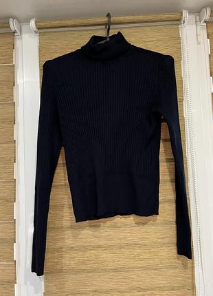 Жіночий гольф zara / гольф синій зара жіночий є обмін / гольф у рубчик