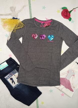 Тоненький реглан лонгслив з паєтками v&d frendz