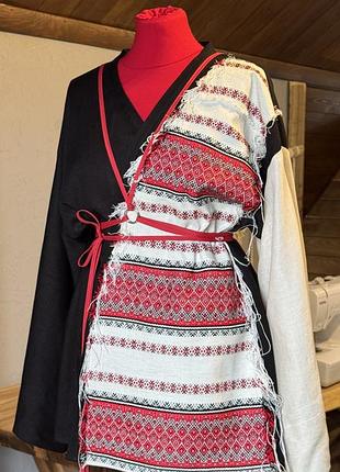 Льняне кімоно в етно стилі  simmishop.handmade