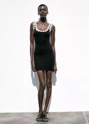 Сукня жіноча чорна коротка zara new