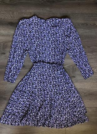 Короткое платье zara в цветочки