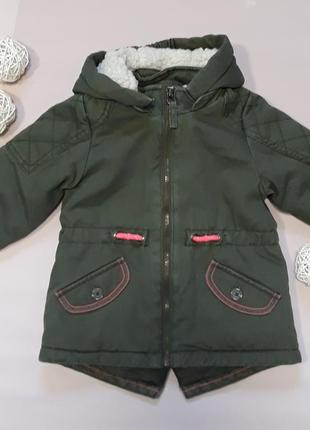 Стильна куртка для дівчинки _ куртка для девочки зима парка1 фото