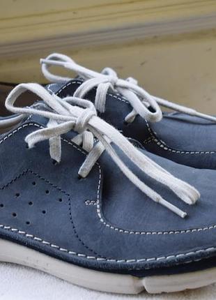 Шкіряні туфлі мокасини кросівки сліпони лофери clarks р. 43 28,2 см