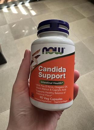 Now foods candida support 90 капсул, протигрибкове