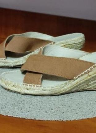 Шлепанцы эспадрильи sole flex из ниченьки роз. 39