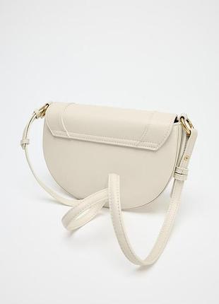 Овальная сумка на плечо zara3 фото