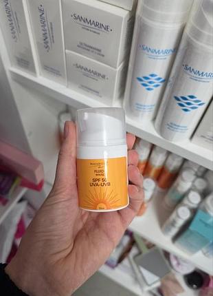 Флюид для лица крем солнцезащитный spf 50 nanoestetic 30 мл