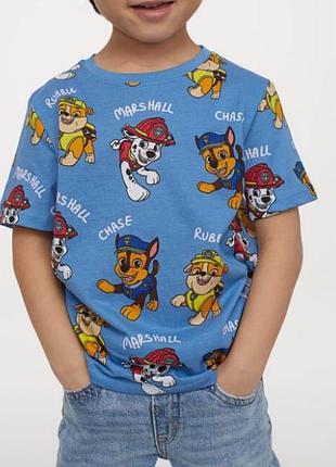 Футболка h&amp;m на мальчика, 40071, paw patrol (щенячий патруль)
