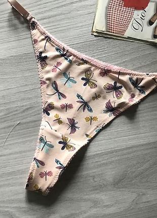 Женские трикотажные трусики стринги на регуляторах, размер xs,s,m,l,xl