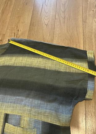 Стильна жіноча туника великого розміру 2xl-3xl котон 100% італія5 фото