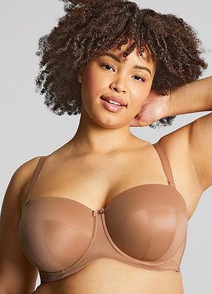 Dana strapless balcony bra ліфчик бра чашка f бритедьки знімаються