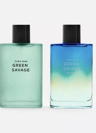 Парфуми чоловічі zara green savage green savage summer