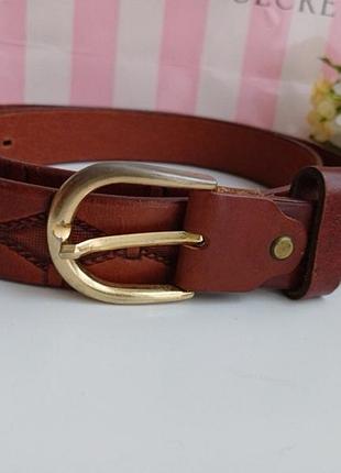 Ремень кожа 120 на 3.3 см