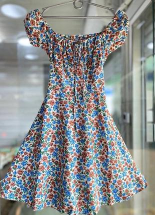 Сукня міні в квітку😍 8