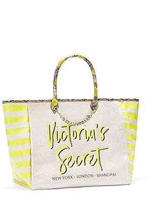 Велика стильна пляжна сумка victoria's secret. оригінал.