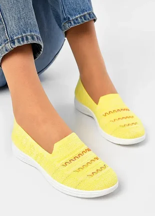 Текстильные мокасины