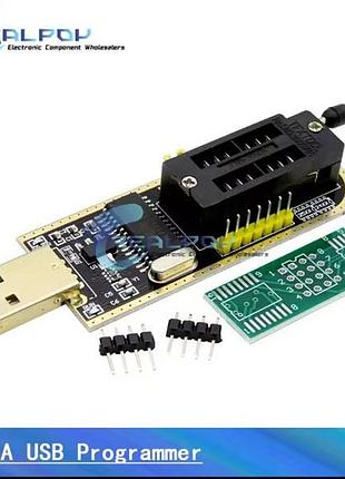Программматор ch341a usb для eeprom/flash 24/25 серии (преобразователь usb-uart) программатор