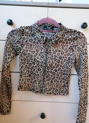 Топ сеточка леопард