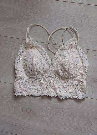 Сетевой топ бюст pink victoria’s secret
