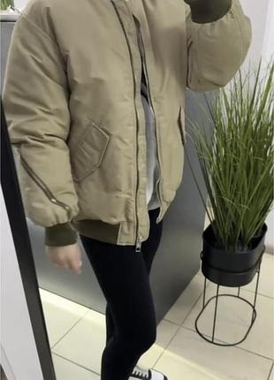 Бомбер zara