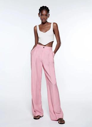 Брюки палаццо zara + топ