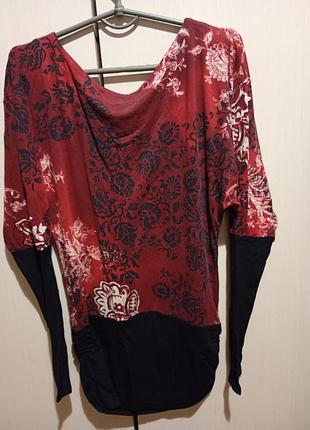 Туника с длинным рукавом, размер м/с .