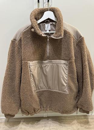 Анорак куртка тедди h&m