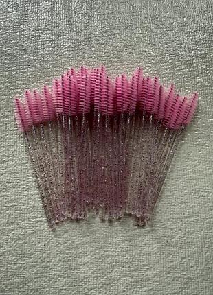 Щеточка для ресниц и бровей с блестками, щеточка для ресниц, щеточка для бровей
