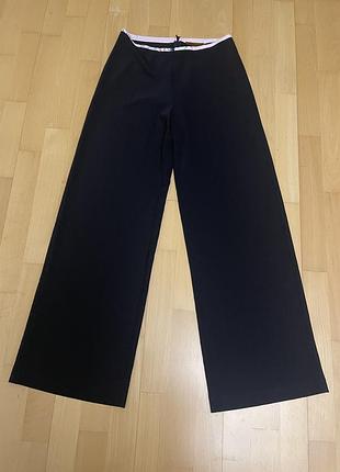 Широкі брюки kenzo чорного кольору 38/40 розміру