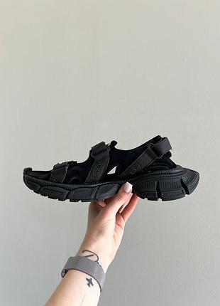 Жіночі сандалі босоніжки в стилі balenciaga 3xl sandals black3 фото