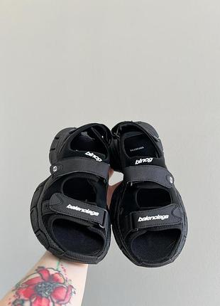 Жіночі сандалі босоніжки в стилі balenciaga 3xl sandals black4 фото
