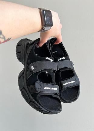 Жіночі сандалі босоніжки в стилі balenciaga 3xl sandals black