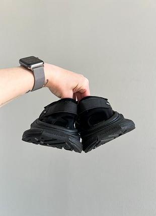 Жіночі сандалі босоніжки в стилі balenciaga 3xl sandals black6 фото